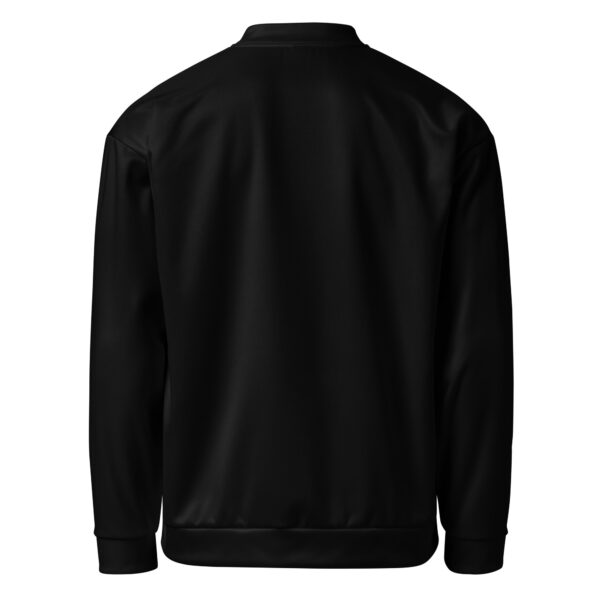 Black Unisex Bomber Jacket - Image 2